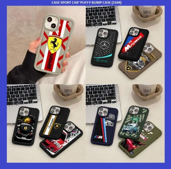 CASE SPORT CAR~PUFFY BUMP CASE (1104)