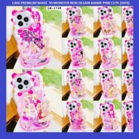 CASE PREMIUM WAVE  3D MONSTER NEW DESAIN BARBIE PINK CUTE (1079)