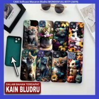 CASE Softcase Macaron Bludru WONDERFULL KITTY (1079)