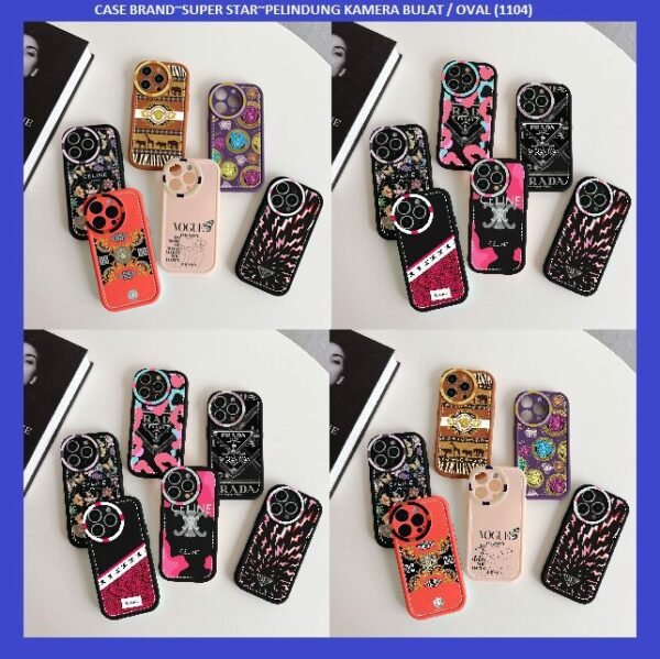 CASE BRAND~SUPER STAR~PELINDUNG KAMERA BULAT / OVAL (1104)
