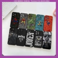 CASE MARVEL TEAM DLL ~Premium FULL BLACK (1081)