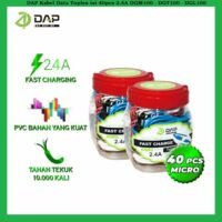 DAP Kabel Data Toples isi 40pcs 2.4A DGM100 - DGT100 - DGL100