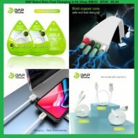 DAP Kabel Data Fast Charging 2.4A 30cm DM30 - DT30 - DL30