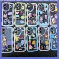 CASE SOFTCASE WAVE CORNER + BONEKA 3D CARTOON SERIES BUBBLE HEAD (1092)
