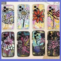 CASE FLOWER ABSTRACK COLOUR (1079)