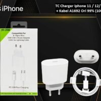 TC Charger Iphone 11 / 12/ 13 + Kabel A1692 Ori 99% (1005)