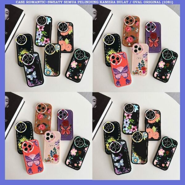 CASE ROMANTIC~SWEATY SEMUA PELINDUNG KAMERA BULAT / OVAL ORIGINAL (1081)