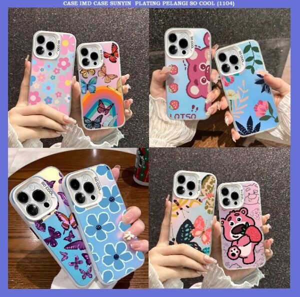 CASE IMD CASE SUNYIN  PLATING PELANGI SO COOL (1104)