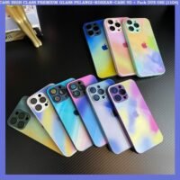 CASE HIGH CLASS PREMIUM GLASS PELANGI~KOREAN~CASE 9D + Pack DUS ORI (1104)
