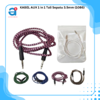 KABEL AUX 1 in 1 Tali Sepatu 3.5mm (1086)