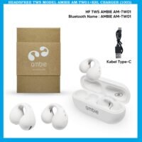 HEADSFREE TWS MODEL AMBIE AM-TW01+KBL CHARGER (1005)