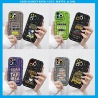 CASE GLOSEY KATA" LUCU  MATTE  (1104)