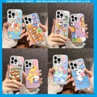 CASE NOT ME PARTY   IMD HOLOGRAM PLATING PELANGI (1104)