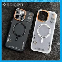 CASE SPIGEN ARTIFICIAL MAGSAFE MATTE METAL with LENS PROTECT  (1104)