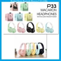 Headset Bando Bluetooth Macaron P-33 (1086)