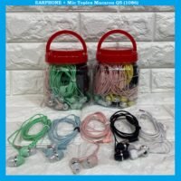 EARPHONE + Mic Toples Macaron QS (1086)