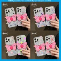 CASE 3D popsoket boneka yeeh batterfly sugar hologram case (1104)