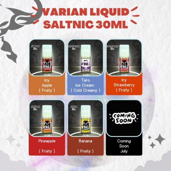 Liquid Saltnic 30ml Nbull N'bull - Gambar 3