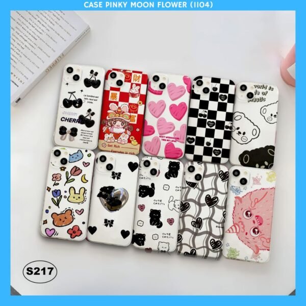 CASE PINKY MOON FLOWER (1104)