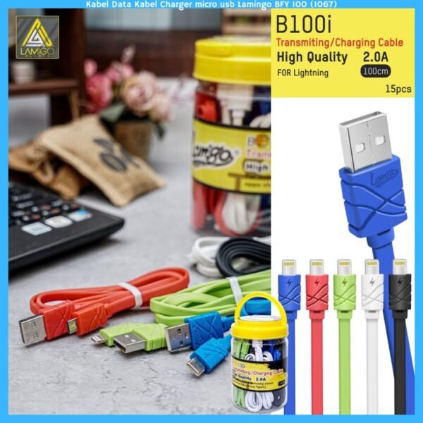 Kabel Data Kabel Charger micro usb Lamingo BFY 100 (1067)