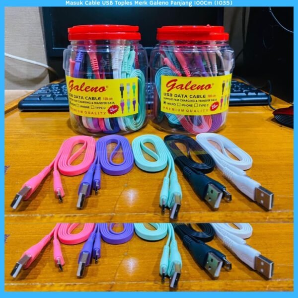 Masuk Cable USB Toples Merk Galeno Panjang 100Cm (1035)