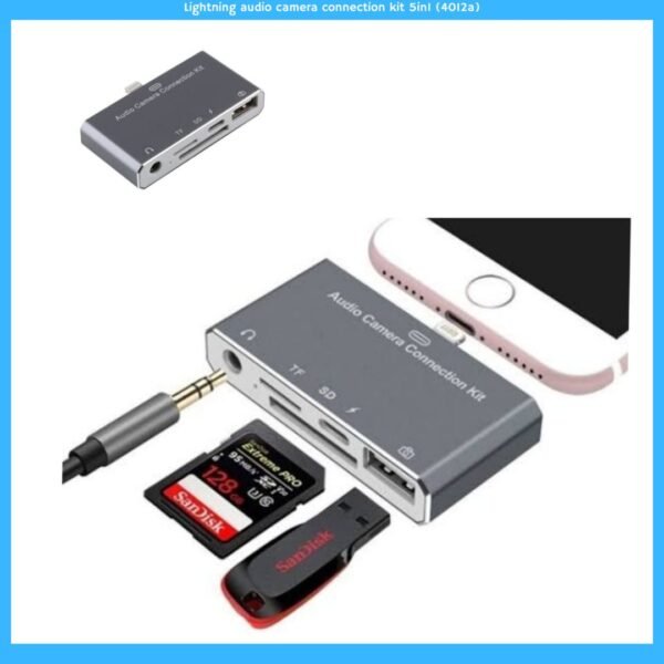 Lightning audio camera connection kit 5in1 (4012a)