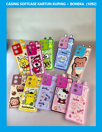 CASING SOFTCASE KARTUN KUPING + BONEKA (1092)