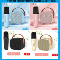 TRIPOD MICROPHONE STAND+LED (1020)