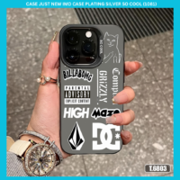 CASE JUST NEW IMD CASE PLATING SILVER SO COOL (1081)