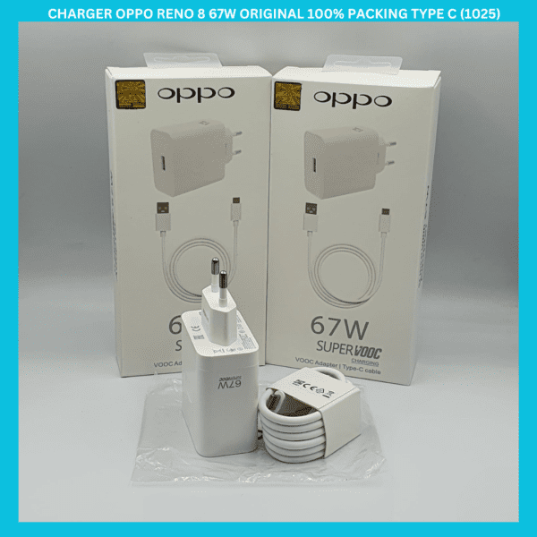 Charger Oppo Reno 8 67W Original 100% Packing Type C (1025)