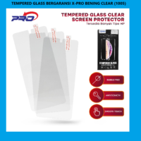 TEMPERED GLASS BERGARANSI X-PRO BENING CLEAR (1005)