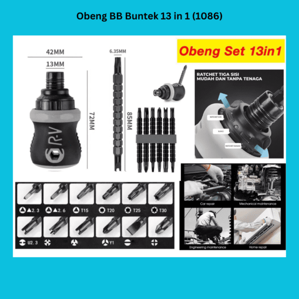 Obeng BB Buntek 13 in 1 (1086)