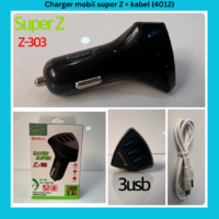 Charger mobil super Z + kabel (4012)