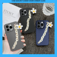 CASE SAKURA FLOWER CHAIN CARBON (1104)
