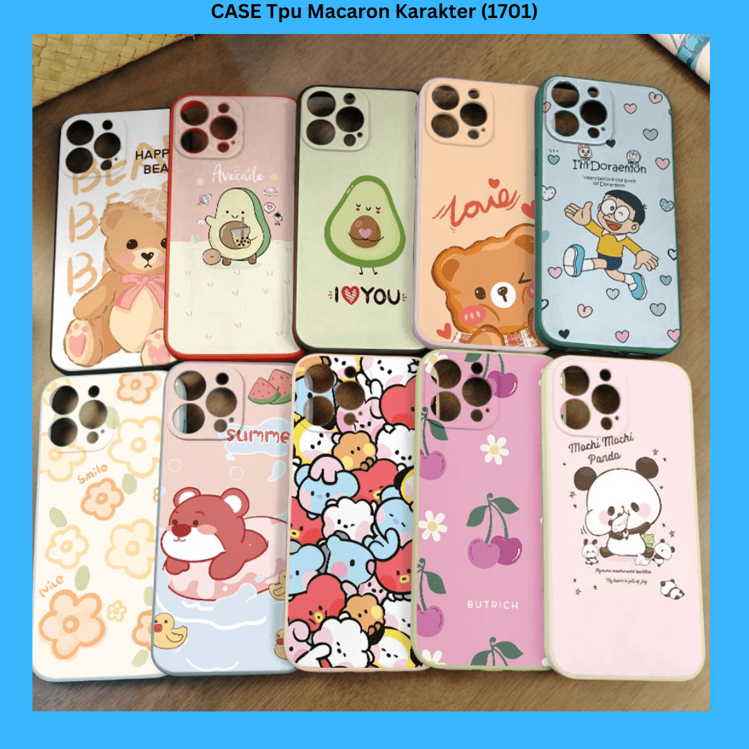 CASE Tpu Macaron Karakter (1701)