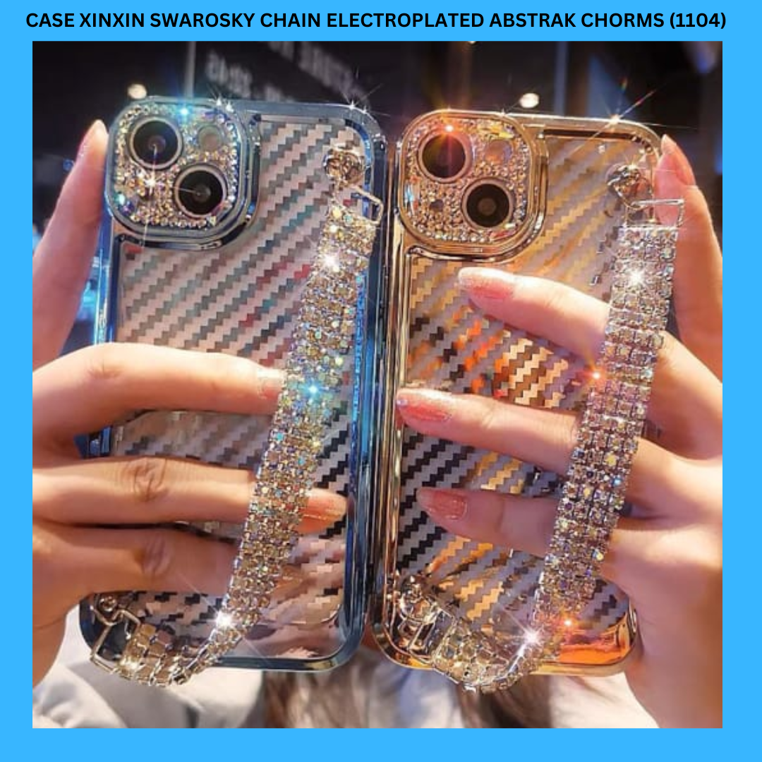 CASE XINXIN SWAROSKY CHAIN ELECTROPLATED ABSTRAK CHORMS (1104)