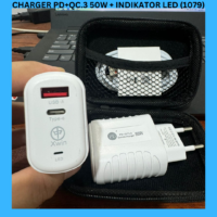 CHARGER PD+QC.3 50W + INDIKATOR LED (1079)