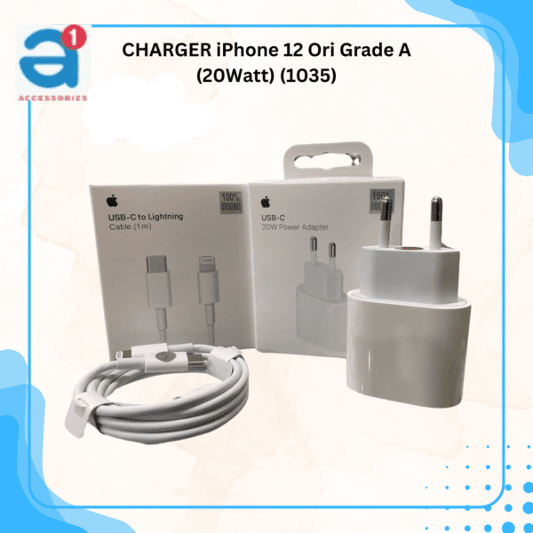 CHARGER iPhone 12 Ori Grade A (20Watt) (1035)