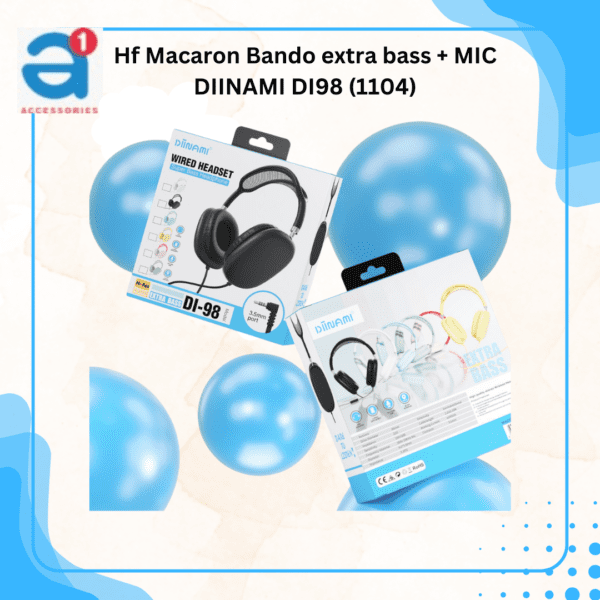 Hf Macaron Bando extra bass + MIC DIINAMI DI98 (1104)
