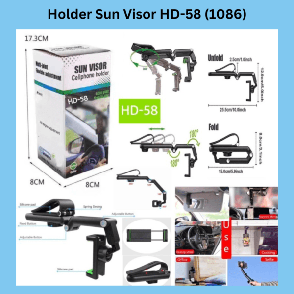 Holder Sun Visor HD-58 (1086)