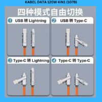 KABEL DATA 120W 4IN1 (1079)