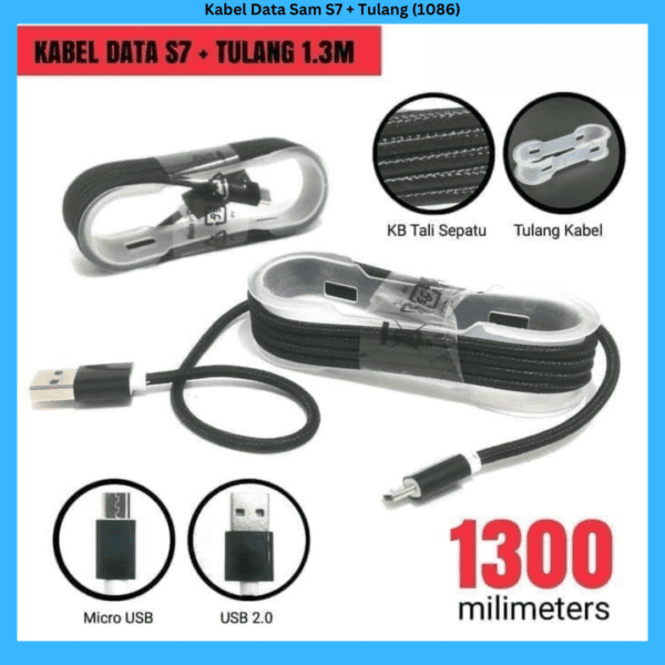 Kabel Data Sam S7 + Tulang (1086)