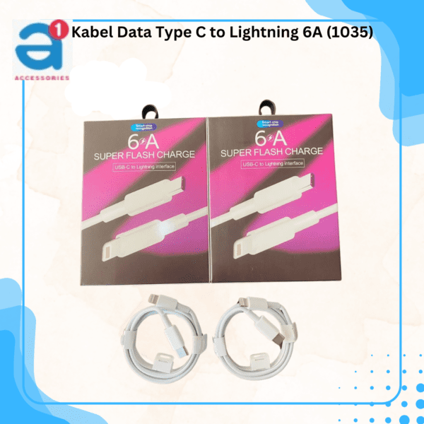 Kabel Data Type C to Lightning 6A (1035)