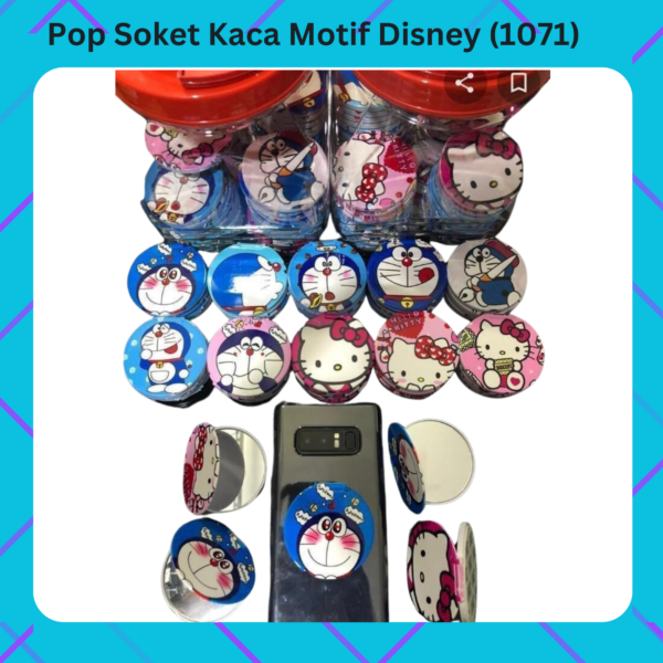 Pop Soket Kaca Motif Disney (1071)