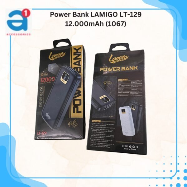 Power Bank LAMIGO LT-129 12.000mAh (1067)