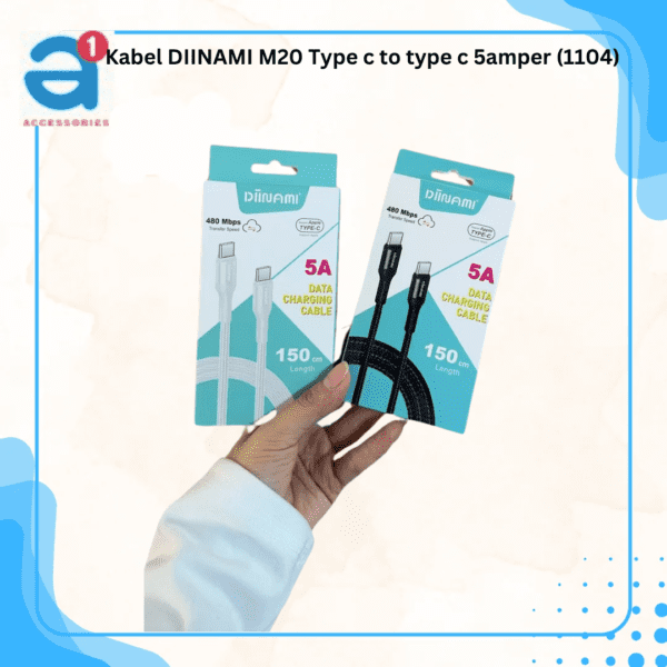 Kabel DIINAMI M20 Type c to type c 5amper (1104)
