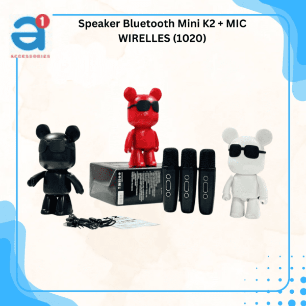Speaker Bluetooth Mini K2 + MIC WIRELLES (1020)