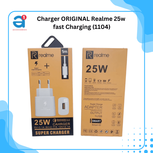 Charger ORIGINAL Realme 25w  fast Charging (1104)