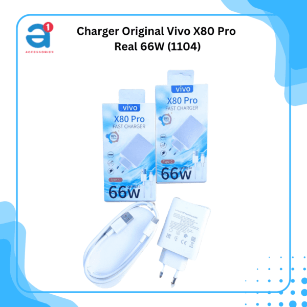 Charger Original Vivo X80 Pro Real 66W (1104)