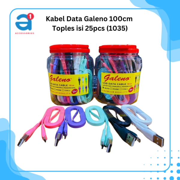 Kabel Data Galeno 100cm Toples isi 25pcs (1035)